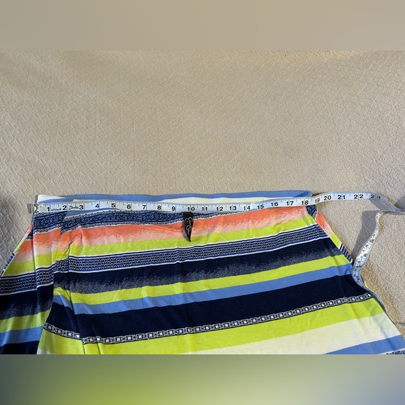 Jessica Simpson Plus Striped Multicolor Women's Skirt 2X - Picture 2 of 7
